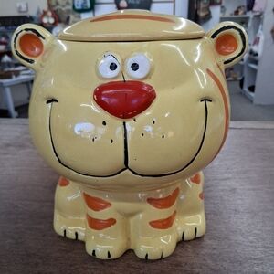 Rare Holt Howard Smiling Tiger Cookie Jar.